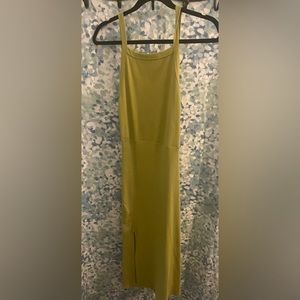Lulus green backless midi dress